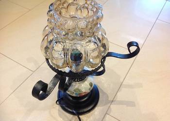 Lampa Ręcznie Malowana Kowalstwo Artystyczne lata 70-80