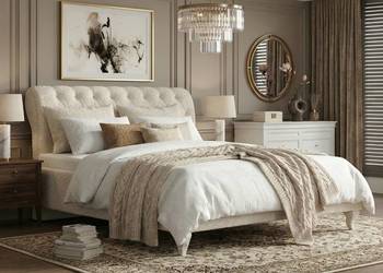 BRUNO 1 łóżko sypialniane 140x200 stelaż otwierany, pojemnik pikowane