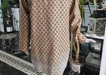 Sukienka cudowna cekiny Gucci