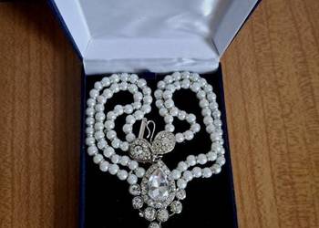 Klasyczny, delikatny naszyjnik na specjalną okazję