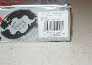 SZCZĘKI HAMULC. FORD ESCORT 90-95  203x38MM TRW