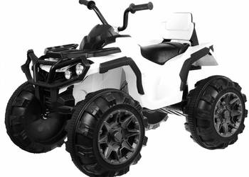 Quad na akumulator 12V dla dzieci ATV 2x45W EVA amortyzatory LED biały