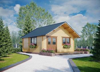 DREWNIANY DOMEK LETNISKOWY JULIA 32 M2