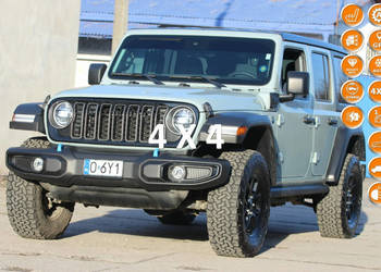 Jeep Wrangler 2024r. 2.0 HYBRYDA 16567K Plug-in 375 KM Automat FULL LED TR…