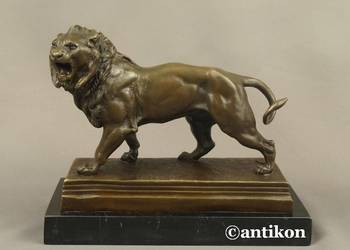 Rzeźba z brązu Lew Rzeźba z brązu Lew