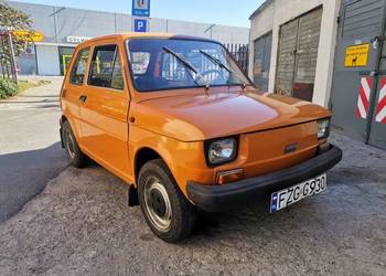 Fiat 126p / Maluch / 1985r odpalany z linki