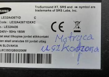 Samsung Le32A436T1D zbity