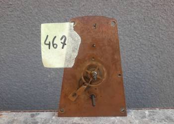 467 Mechanizm zegara Lenzkirch 1875r chodzik żyłkowy linkowy