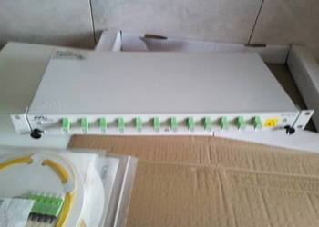 Przełącznica światłowodowa 19' w pełni wyposażona