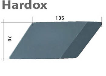 Dłuto wspawywane HARDOX 18035005/P części do pługa DIN