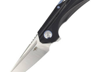 Nóż składany Bestech Vigil Black Titanium, Satin M390 by Kombou (BT2201C)