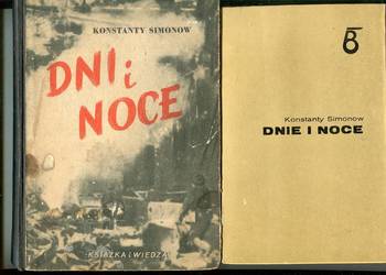 Dnie i noce - Konstanty Simonow  2 wydania