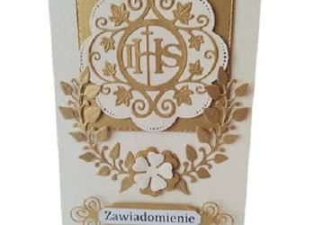 ZAWIADOMIENIA KOMUNIA IHS W SERWETCE C6 ZŁOTO – ECRI ZAWIADOMIENIA KOMUNIA IHS W SERWETCE C6 ZŁOTO – ECRI