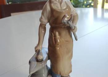 Figurka kowala. Niemiecka figurka wyprodukowana w fabryce po