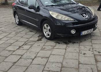 Peugeot 207SW 1.6 benzyna+LPG dach panorama zadbany