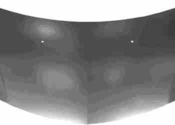 POKRYWA SILNIKA (MASKA)(STAL) - RENAULT CLIO III 09/05-08/09