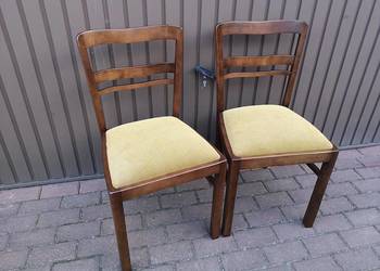 Krzesła ART-DECO Stare Antyk Komplet 2 Sztuki Po Renowacji Okazja.