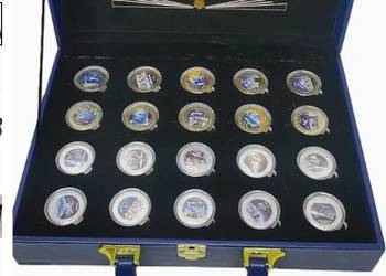Kolekcjonerski SUPER zestaw monet? medali? "Sen o Kosmosie" 20 szt
