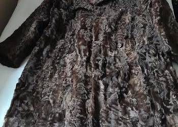 futro karakułowe, brązowe futro karakułowe, brązowe