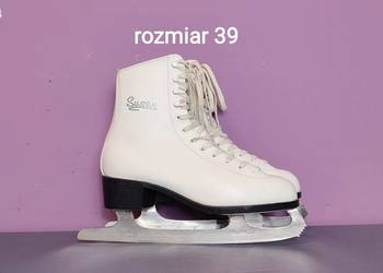 Łyżwy figurowe białe - rozmiar 39 - wkładka 25,4 cm [#24]