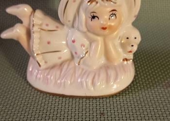 Vintage Zabytkowa Japońska figurka dziewczynki z kolekcji - Bloomer Girl