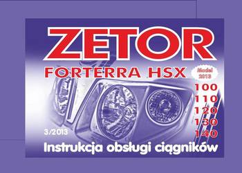 Zetor Forterra HSX 100, 110, 120, 130, 140 instrukcja obs.