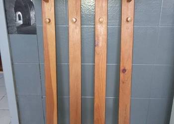 WIESZAK ścienny DREWNIANY na przedpokój