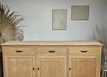 Komoda z litego drewna teak