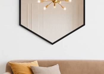 Lustro o geometrycznym kształcie w ramie – HEXA W RAMIE