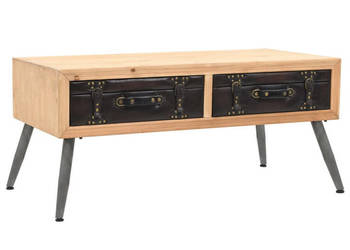 Stolik kawowy lite drewno jodłowe 115 x 55 x 50 cm WM-245777