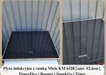 Płyta indukcyjna z ramką Miele KM 6328 | szer. 62,6cm | PowerFlex | Booster