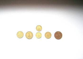 CHILE ZESTAW 50 CENTAVOS 1 PESO 5 , 10 , 50 PESOS