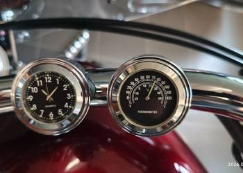 Zegarek termometr chromowany na motocykl