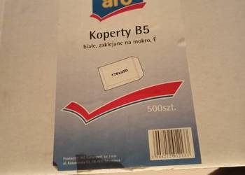 Koperty B5, białe 200szt