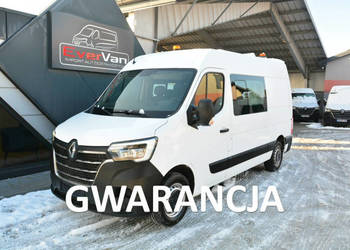 Renault Master średniak 7 osobowy brygadówka 150KM doka pełna opcja
