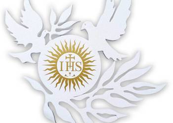 Gołębie z hostią. Pierwsza Komunia, Boże Ciało dekoracje