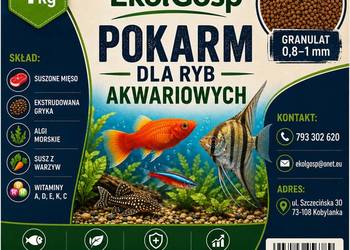 Pokarm karma dla ryb akwariowych 1kg