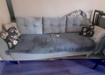 Kanapa / sofa 3-osobowa szara – nowoczesna, wygodna