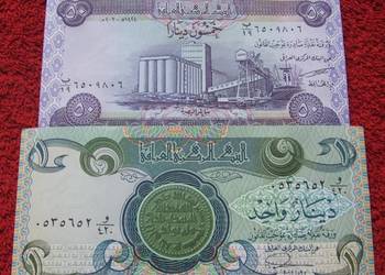 IRAK Kolekcjonerskie Banknoty - 2 sztuki UNC