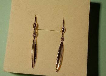 kolczyki złote pr. 333 wiszące