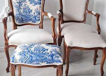 Stylowy fotel scenki rodzajowe Ludwik Ludwikowski