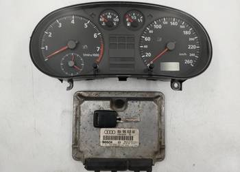 Sterownik Silnika Audi A3 8L 1.8T AGU 06A906018AQ 0261204678 ZESTAW