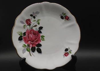 Talerz deserowy róże Rheinpfalz Hartporzellan