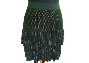 Spódnica - mini - dzianina - 36 S _ pas 64+ cm