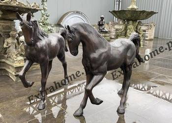 Koń z brązu rzeźba . Figura konia z brązu H120cm