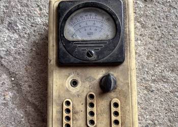 PRL stary miernik elektryczny wielofincyjny multimernik  vintage oryginał