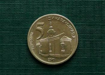 SERBIA - 5 dinarów, 2010r