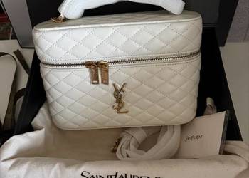 Premium Torebka kuferek Saint Laurent Gaby skóra naturalna