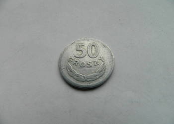 Monety 50 groszy (3 sztuki) – czasy PRL z 1949r. Monety 50 groszy (3 sztuki) – czasy PRL z 1949r.