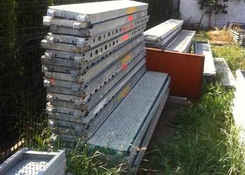Rusztowanie 88,42m2 używane, szczytowe 12,28x8,2m podest stalowy 3,07m